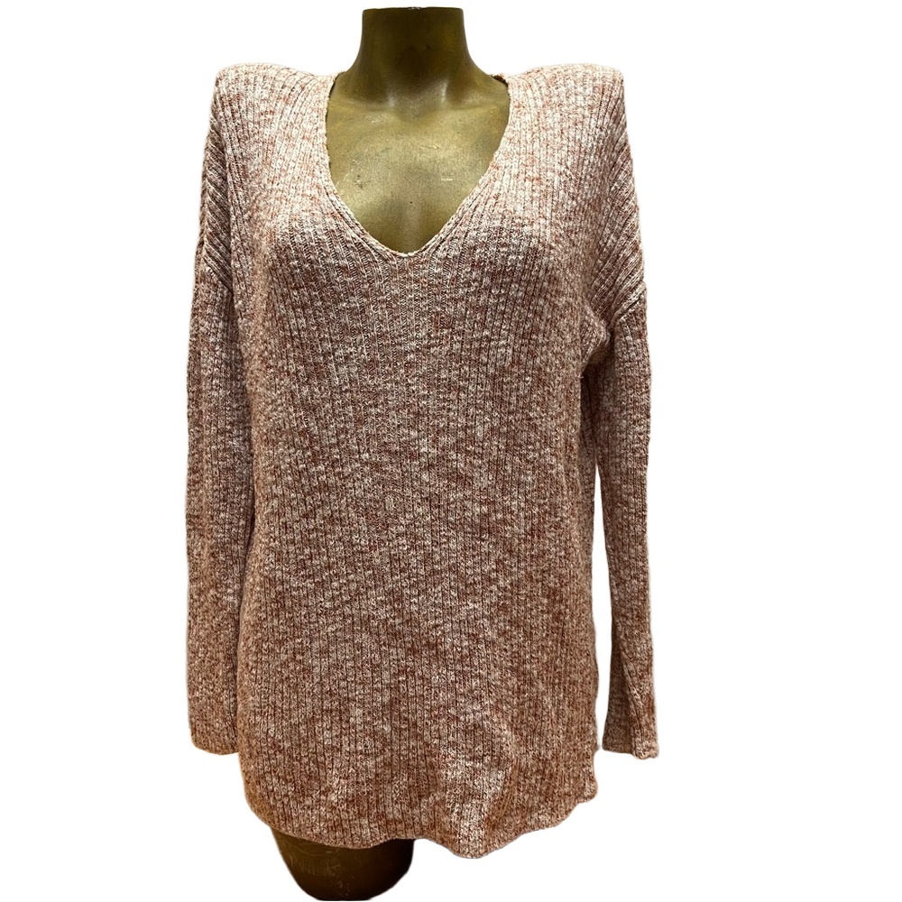 EUC LOFT Long Sleeve V Neck Medium